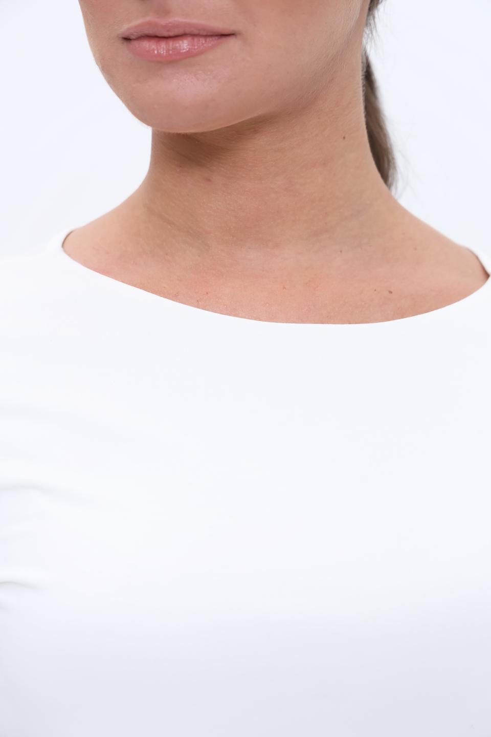 Лонгслив Oui женский белый