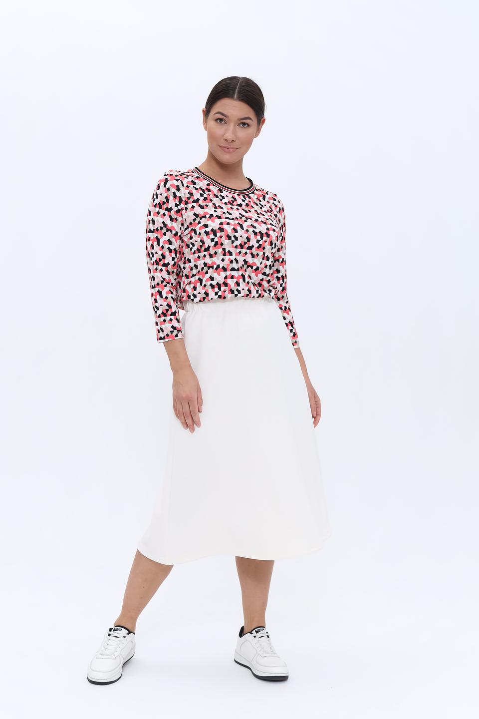 Лонгслив Bianca с геометрическим принтом