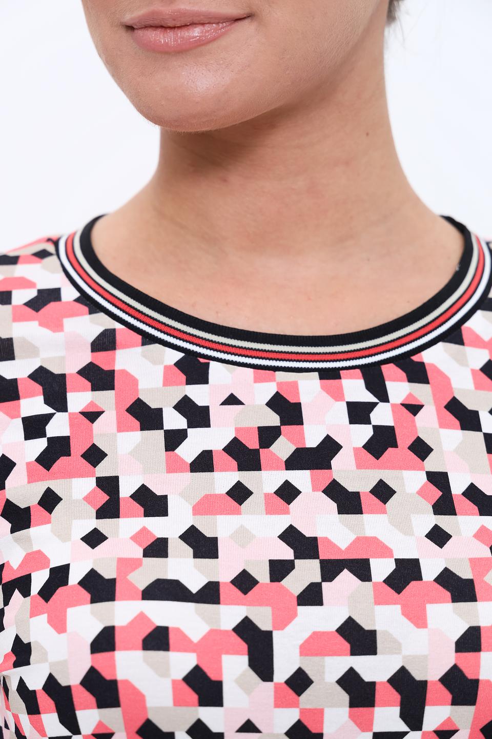 Лонгслив Bianca с геометрическим принтом