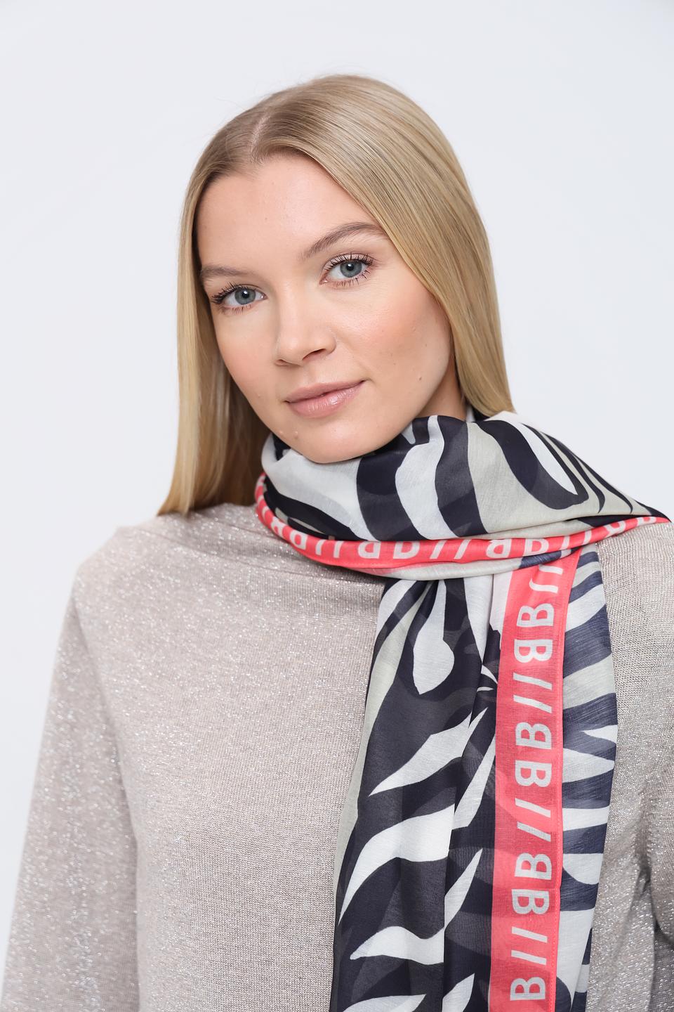 Шарф Bianca с принтом зебра