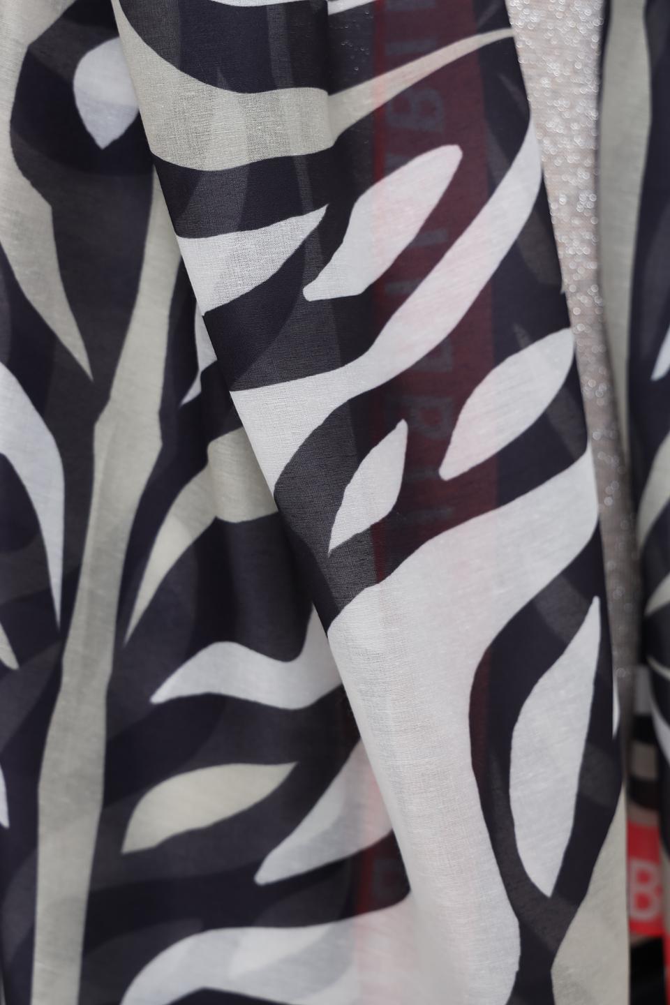 Шарф Bianca с принтом зебра