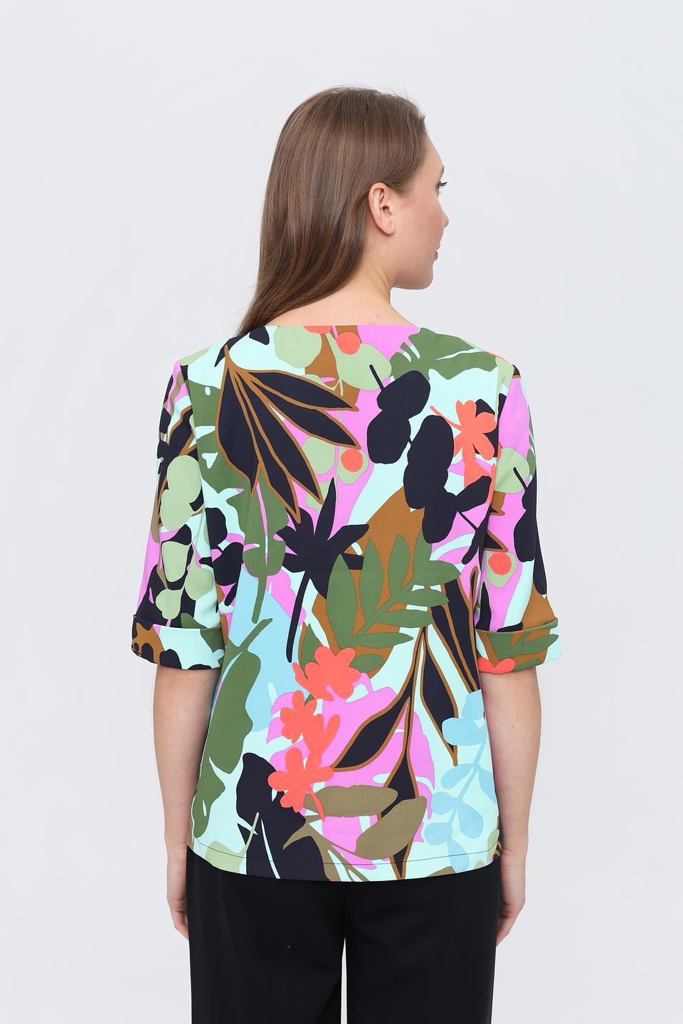 Блуза Marc Cain с цветочным принтом