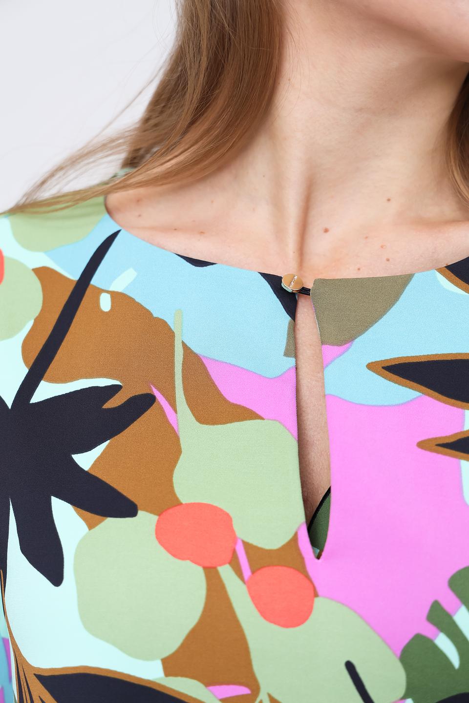 Блуза Marc Cain с цветочным принтом