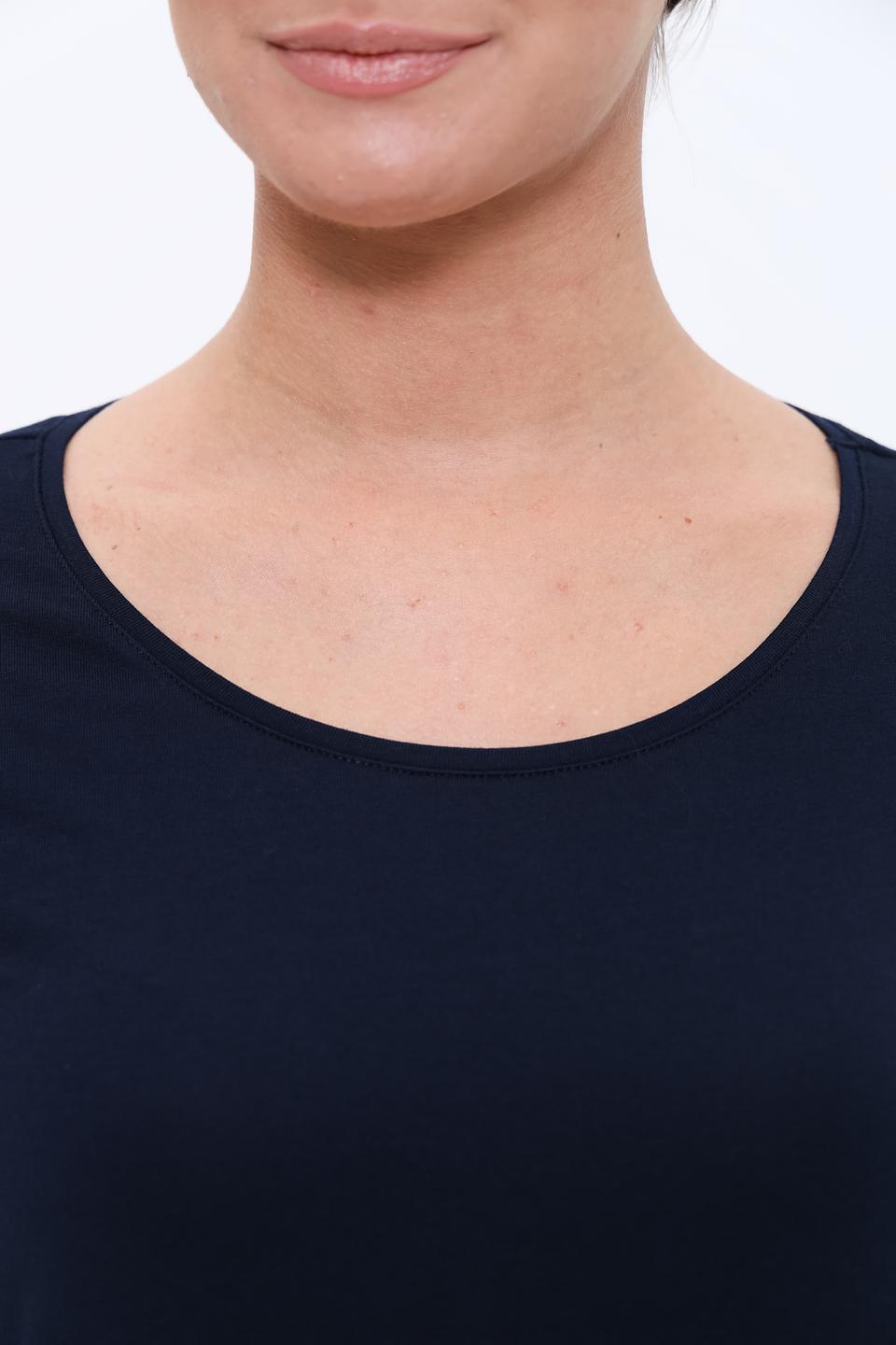 Лонгслив Bianca тёмно-синий