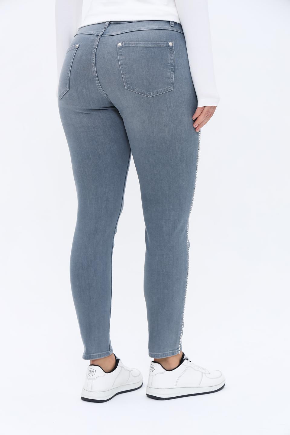 Джинсы Monari серые с декором