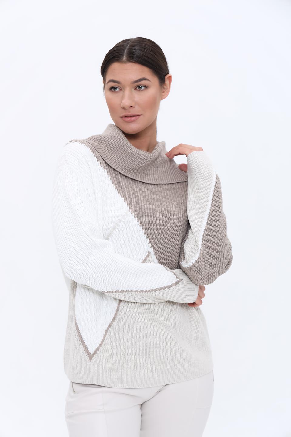 Пуловер Monari с геометрическим узором