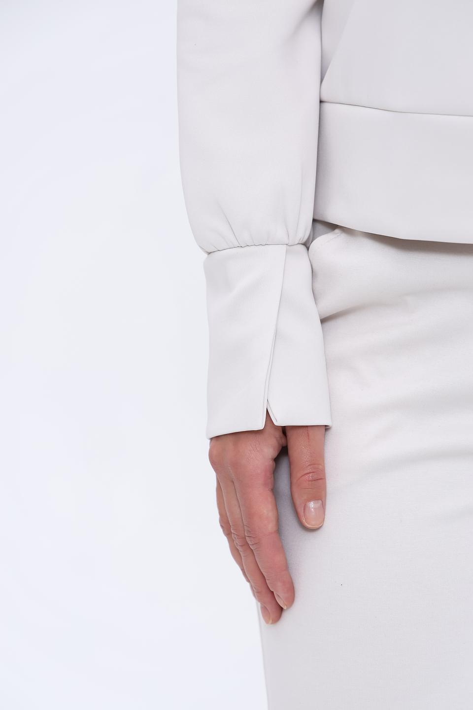 Пуловер Monari светло-серый с капюшоном