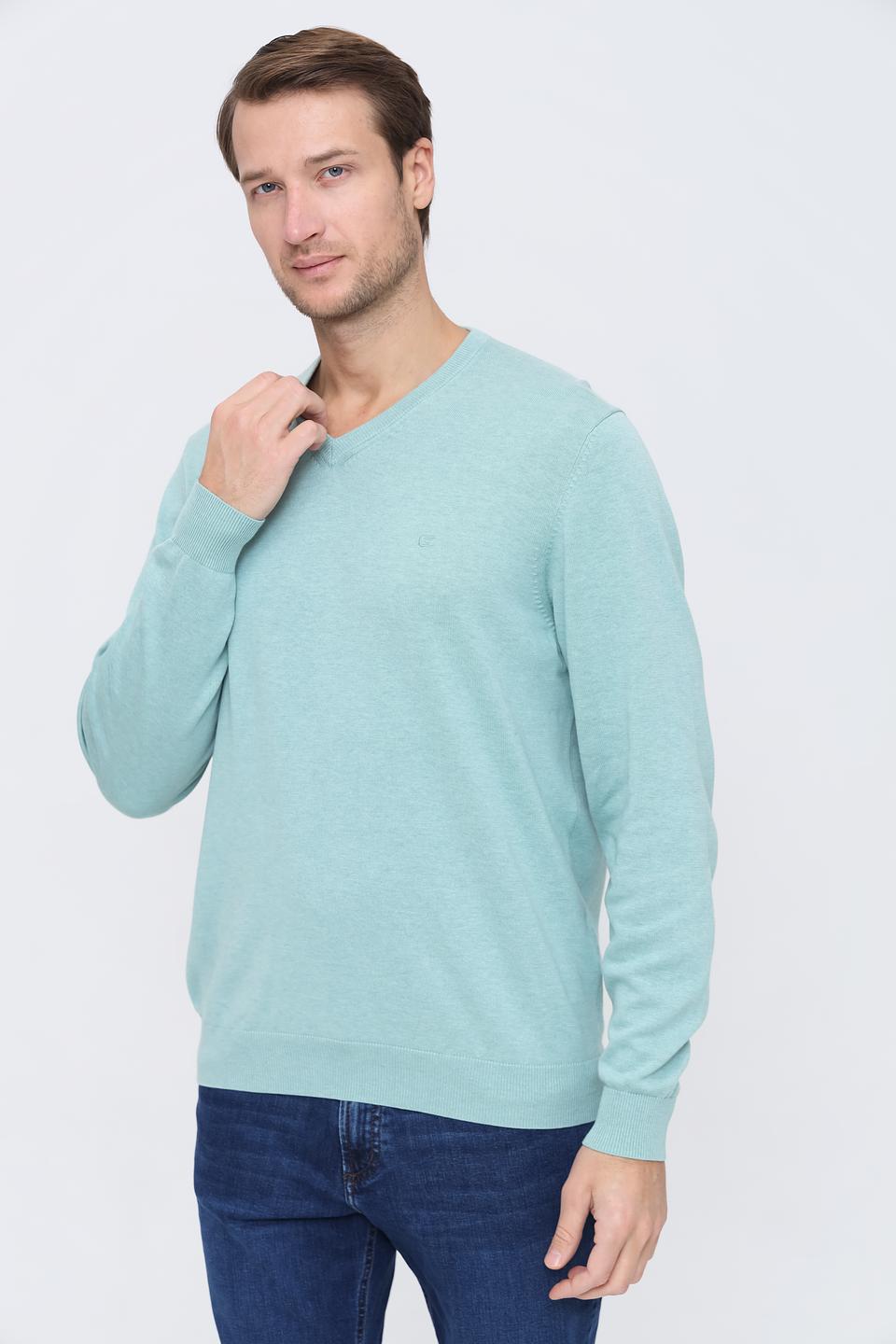 Джемпер Casa Moda V-образный мятный