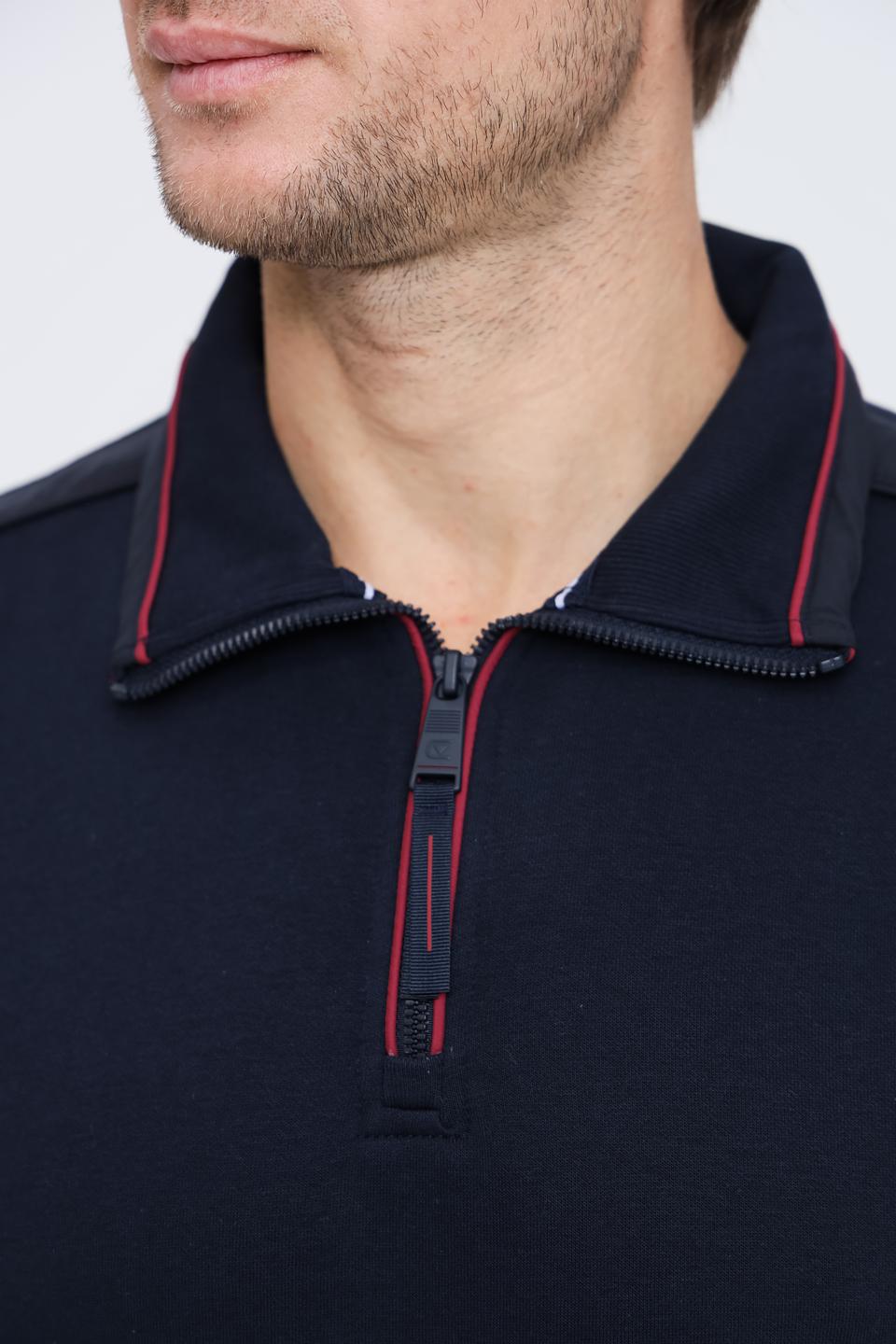 Джемпер Casa Moda с молнией темно-синий