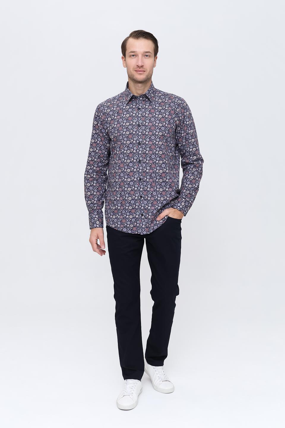 Рубашка Casa Moda с цветочным принтом