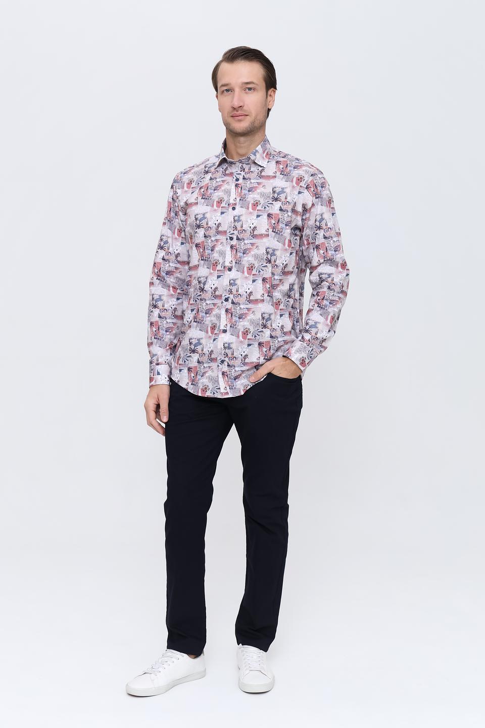 Рубашка Casa Moda с принтом