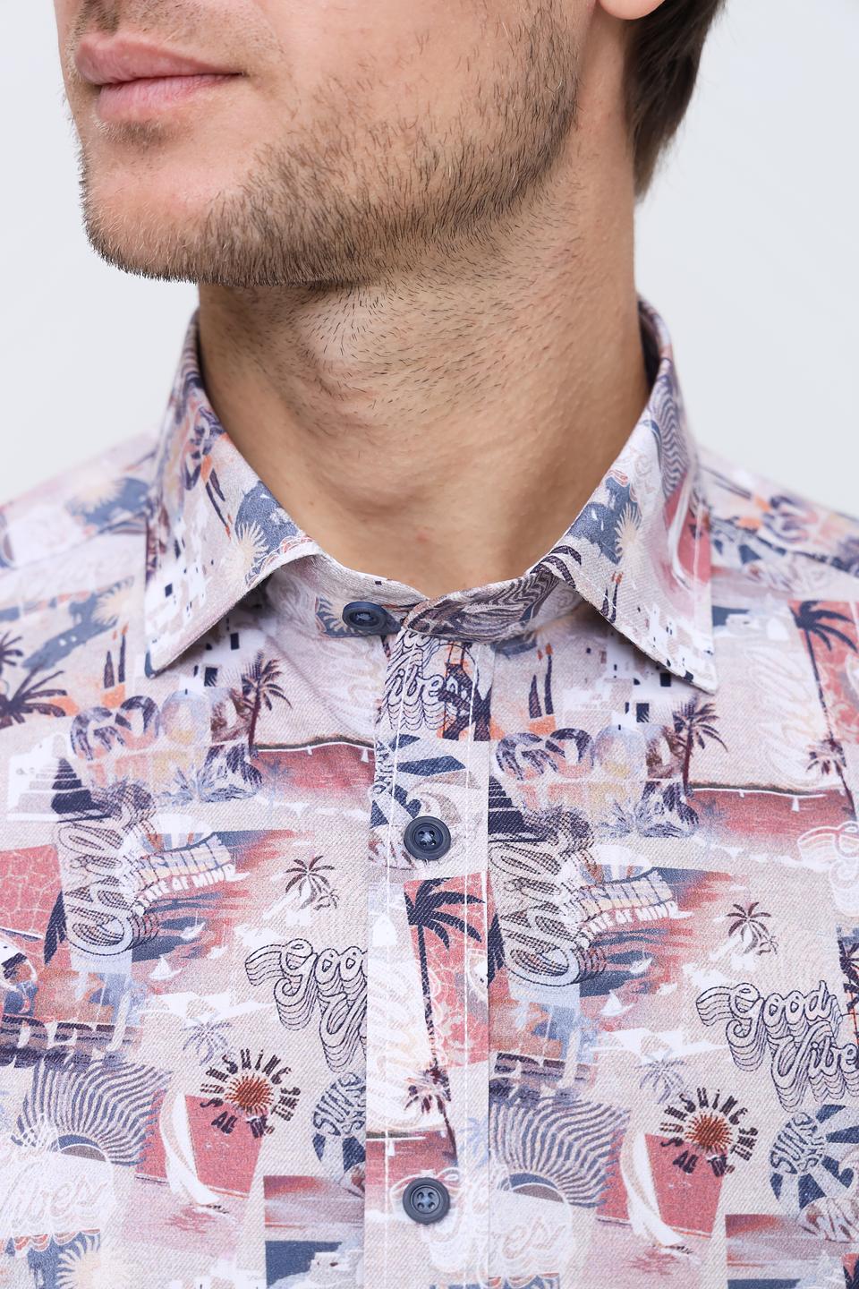 Рубашка Casa Moda с принтом