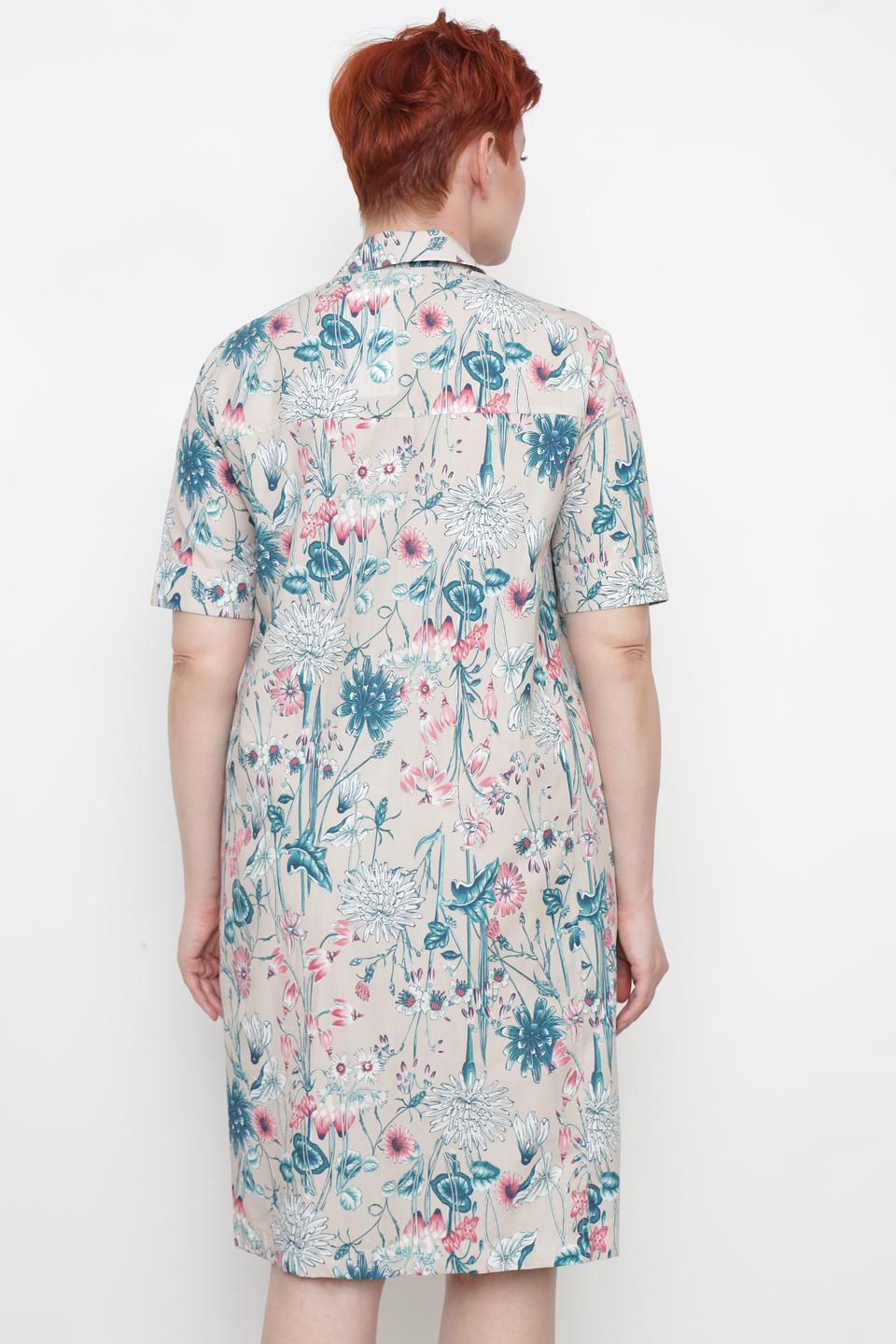 Платье Frank Walder с цветочным принтом