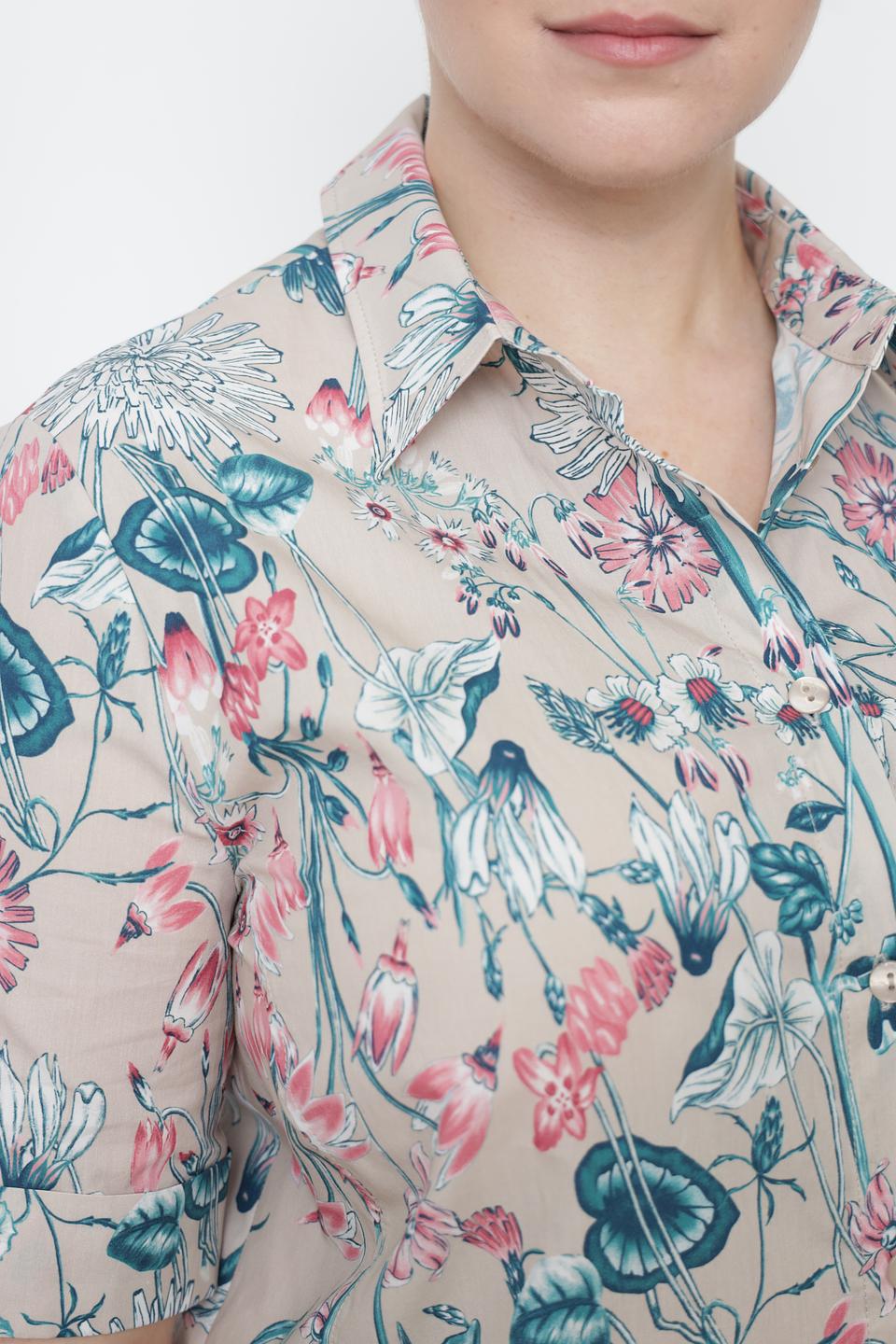 Платье Frank Walder с цветочным принтом