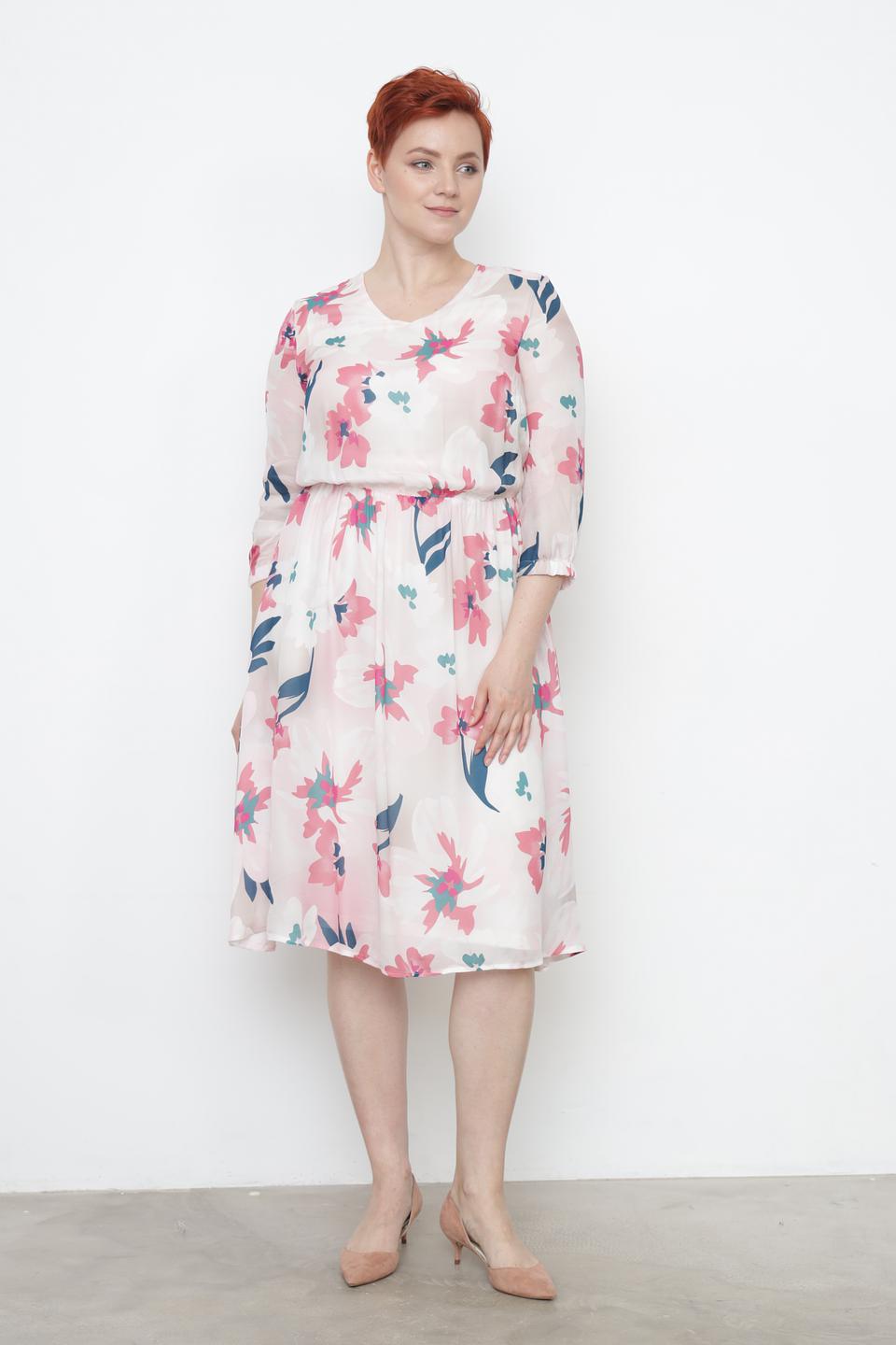 Платье Frank Walder с цветочным принтом
