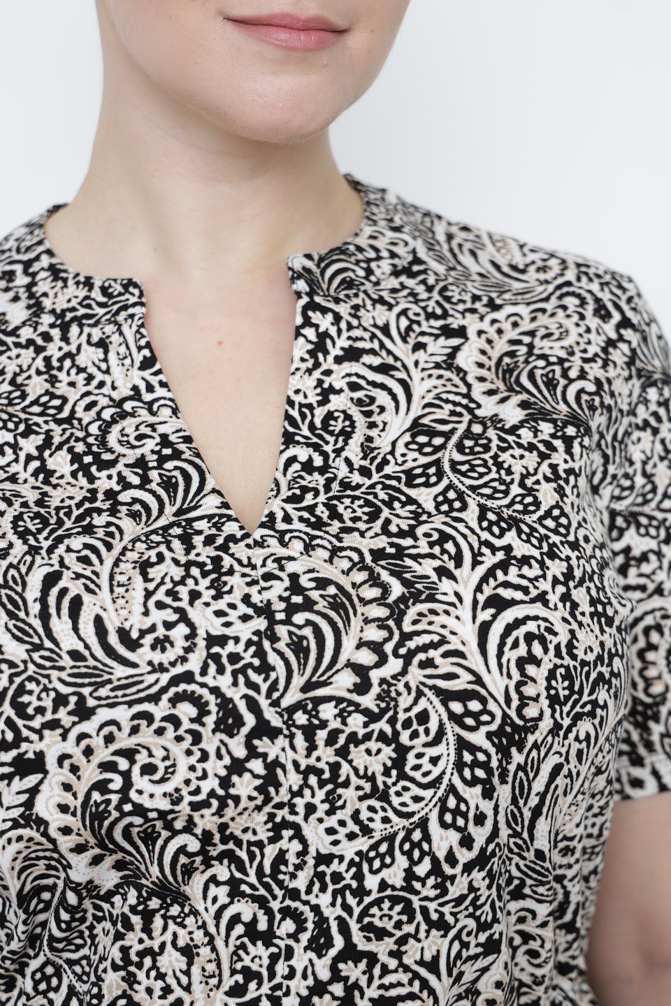 Платье Gerry Weber EDITION с принтом чёрно-белый