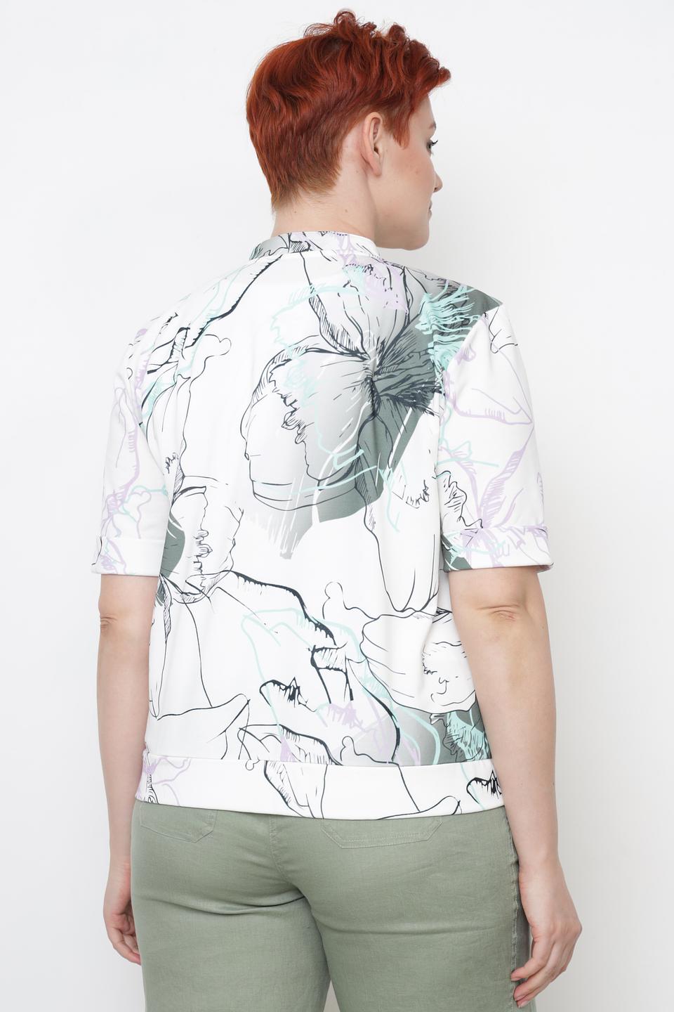 Жакет Frank Walder с цветочным принтом