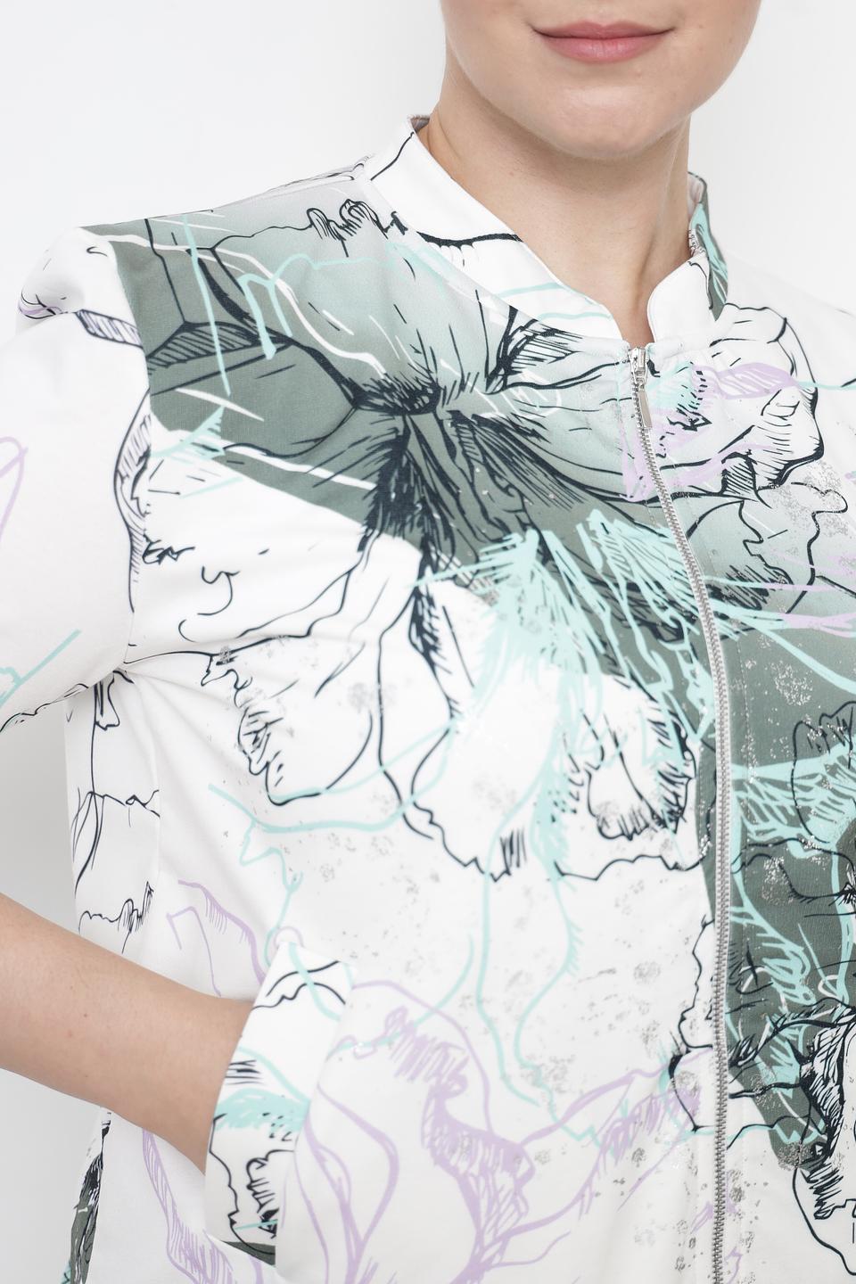 Жакет Frank Walder с цветочным принтом