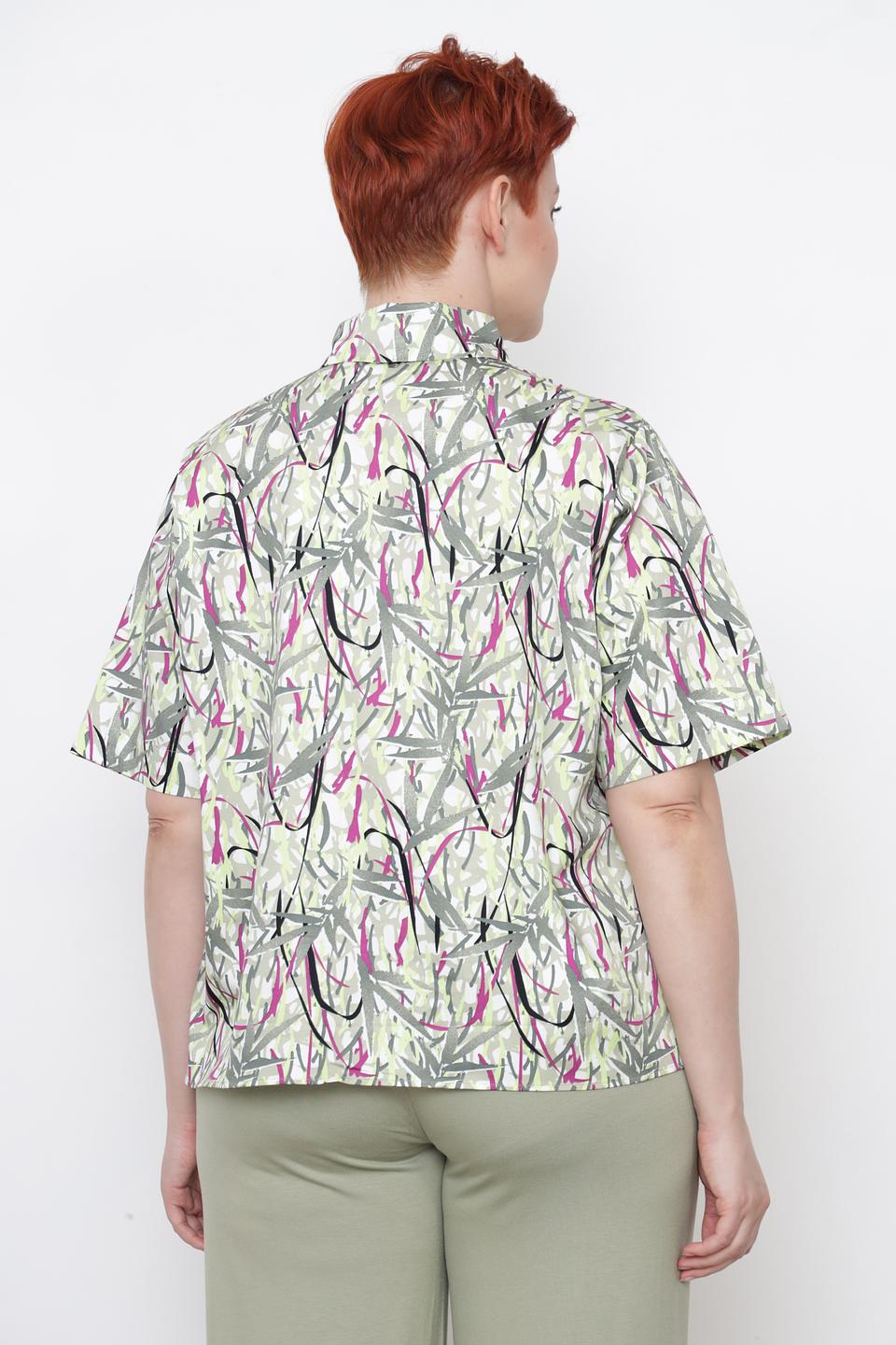 Блуза Gerry Weber с принтом зеленый