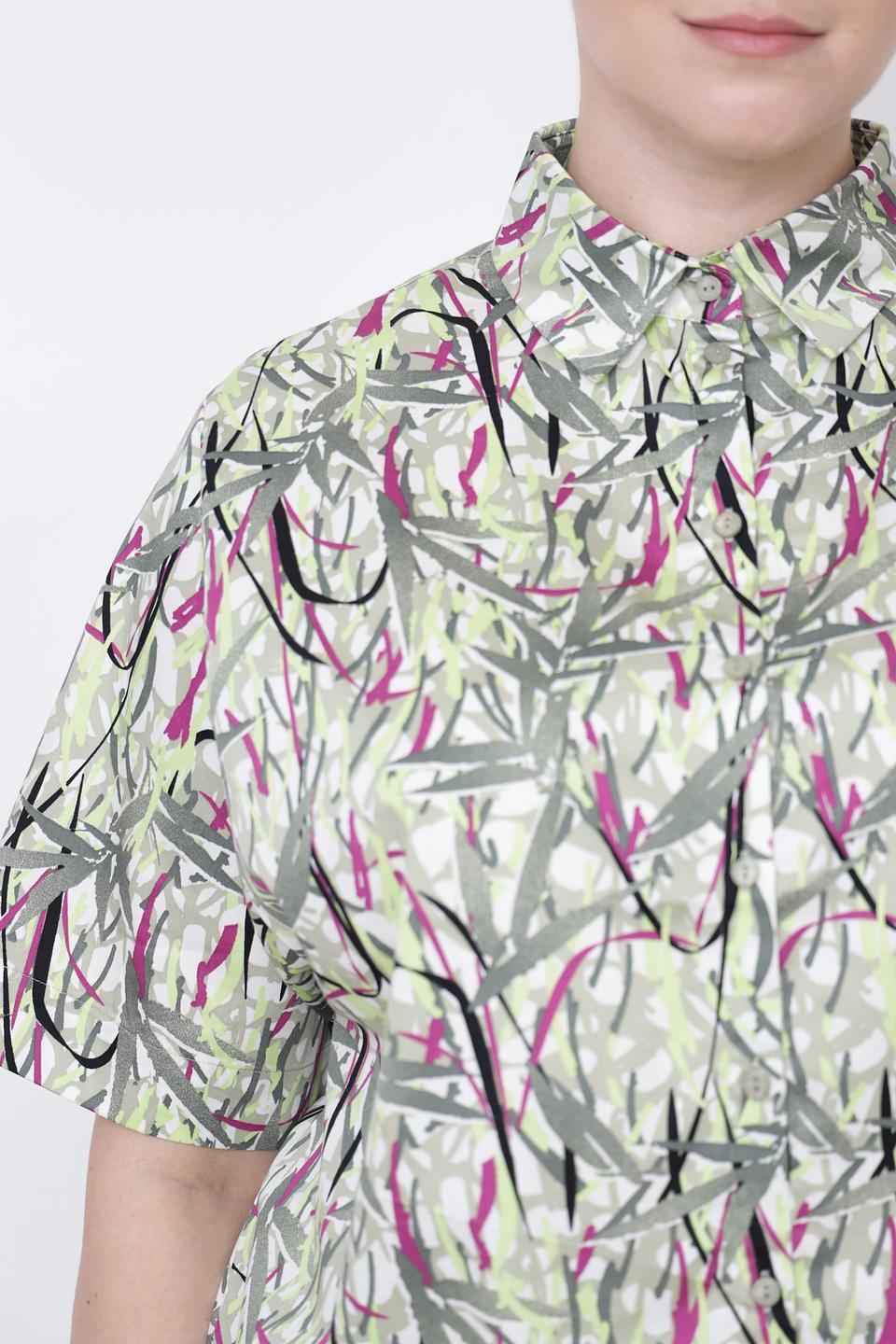 Блуза Gerry Weber с принтом зеленый