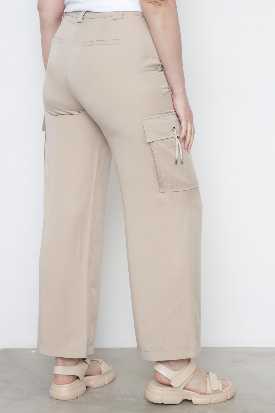 Брюки карго Lecomte бежевые