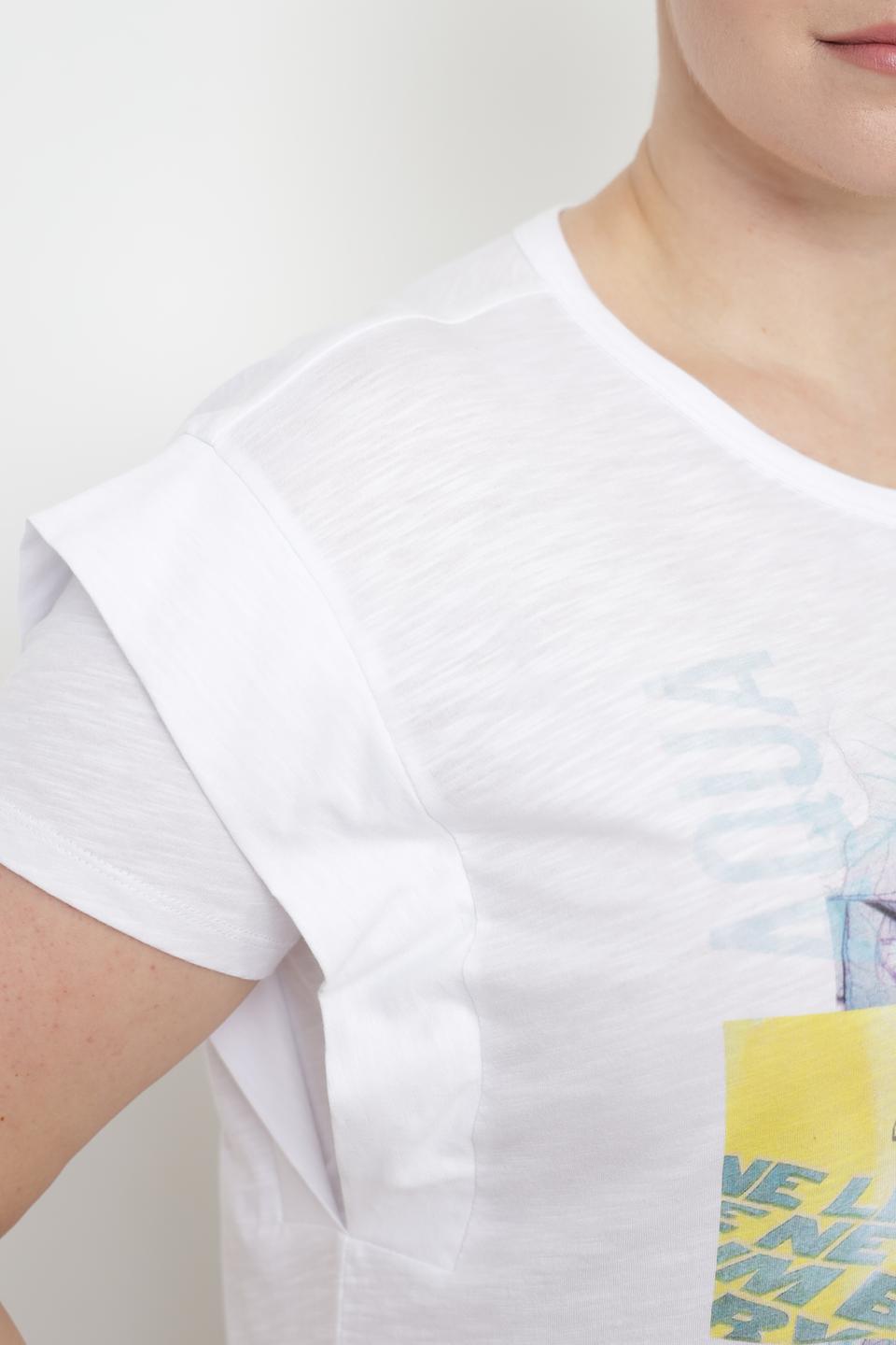 Футболка Lecomte с принтом