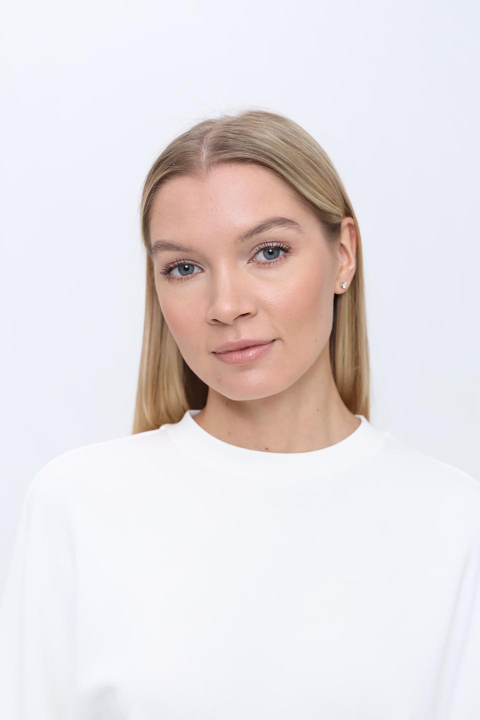 Футболка Pezzo белая с рукавами-фонариками