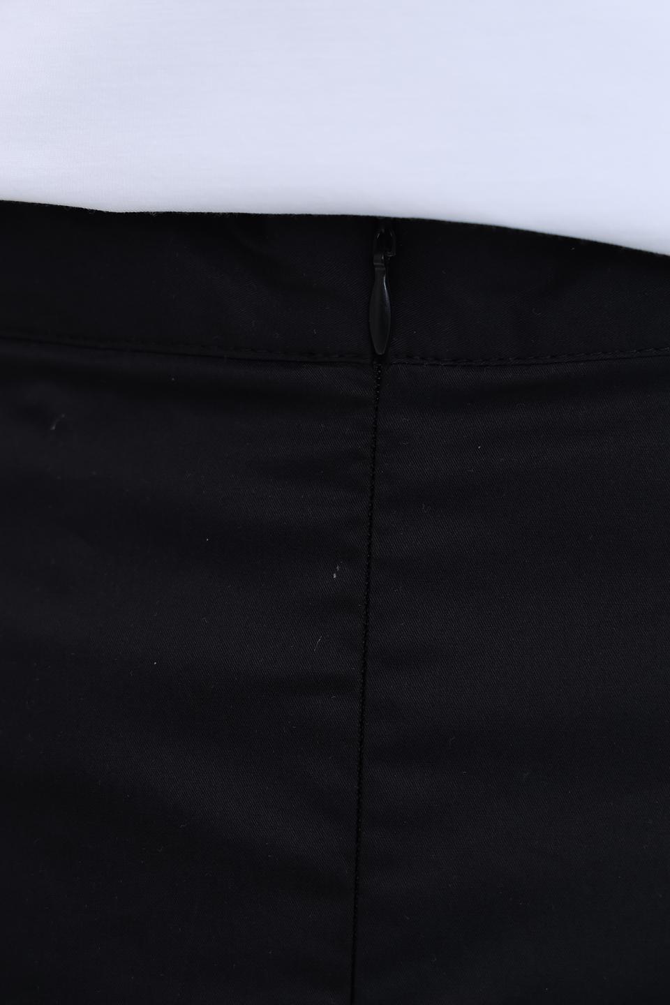 Юбка Pezzo с вышивкой чёрная