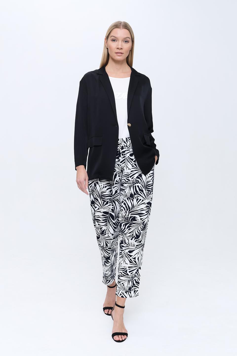 Жакет Just Valeri чёрный оверсайз