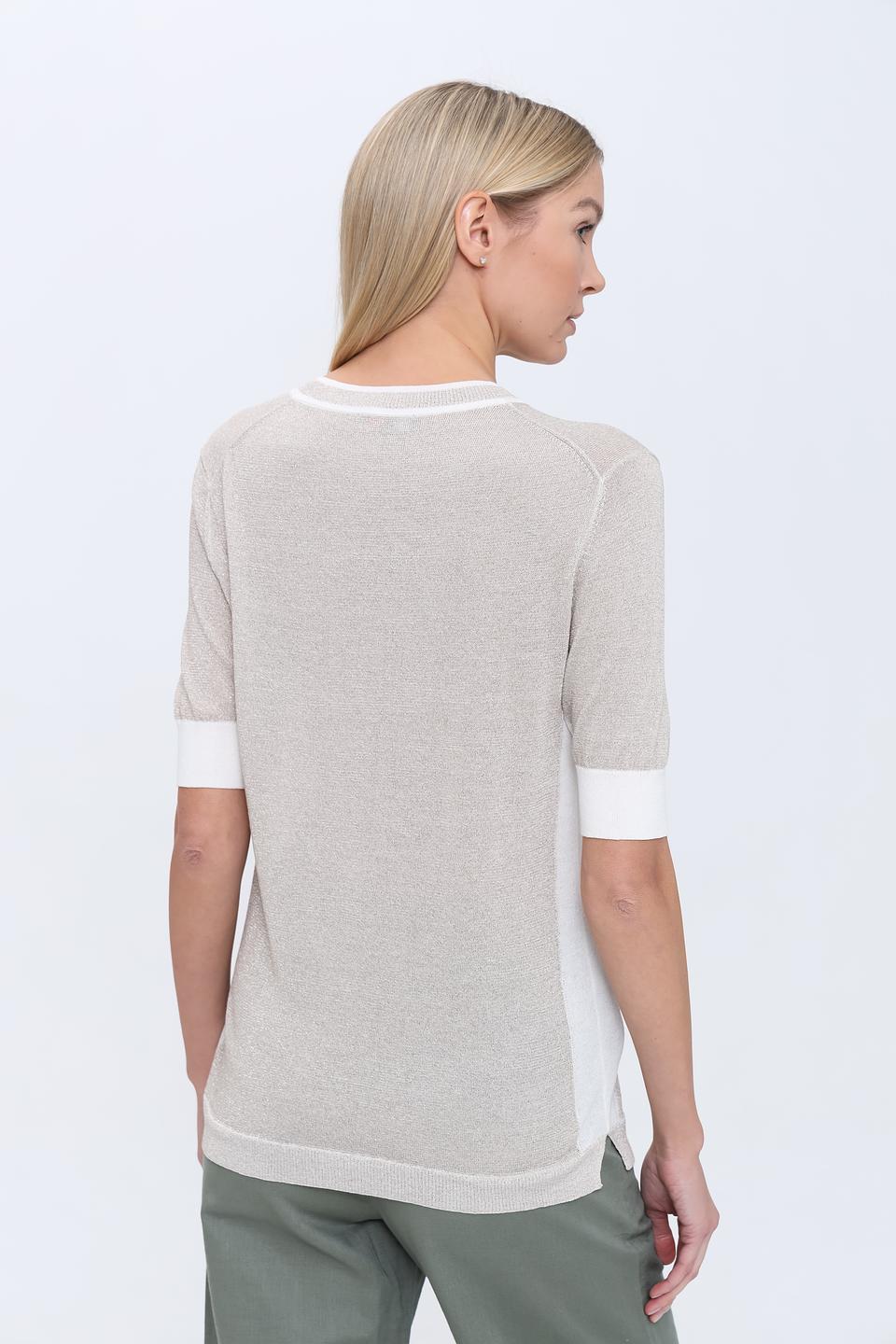 Пуловер Pezzo с белой отделкой