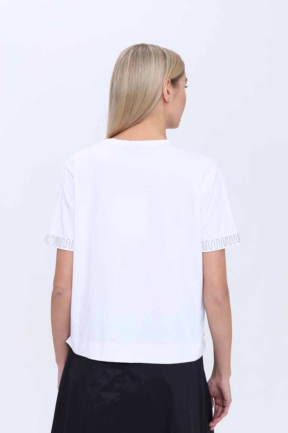 Футболка Pezzo с декоративной отделкой