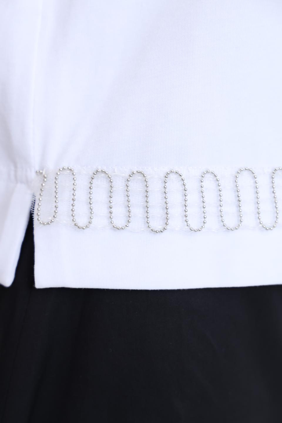 Футболка Pezzo с декоративной отделкой