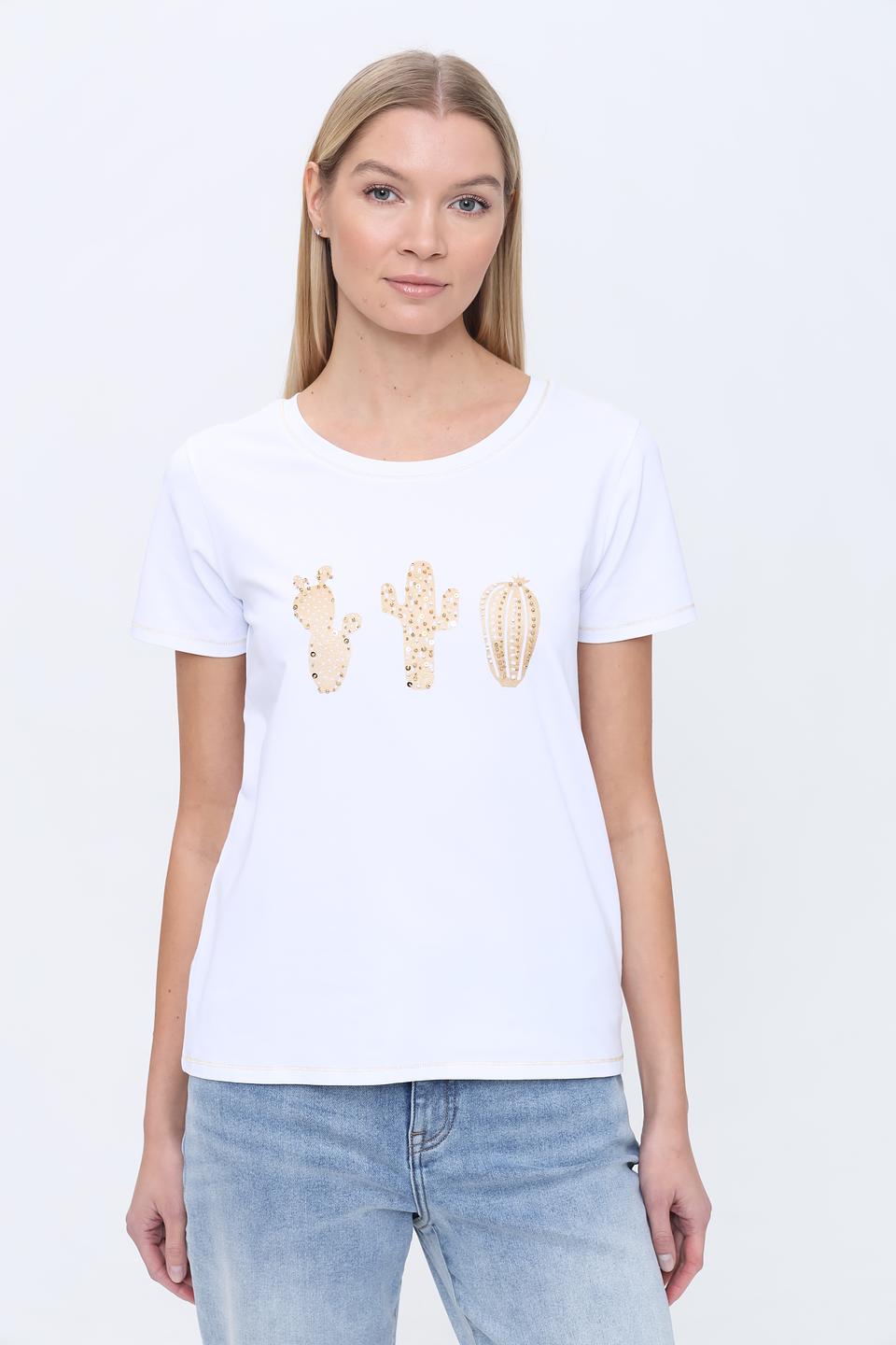 Футболка Pezzo с кактусами