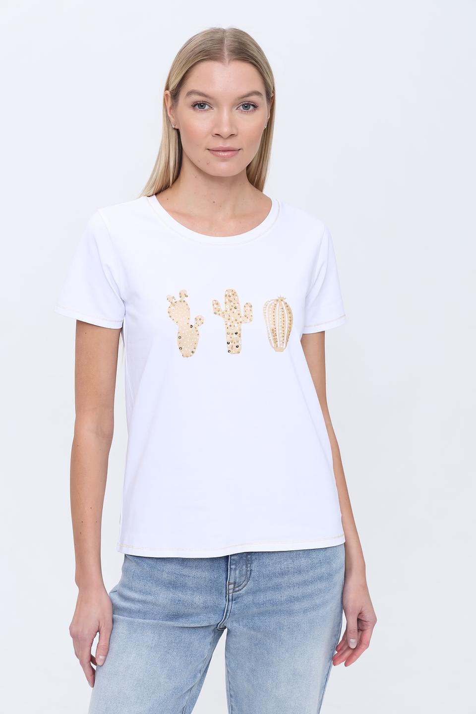 Футболка Pezzo с кактусами