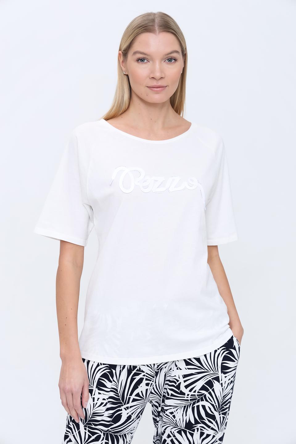 Футболка Pezzo с логотипом белая