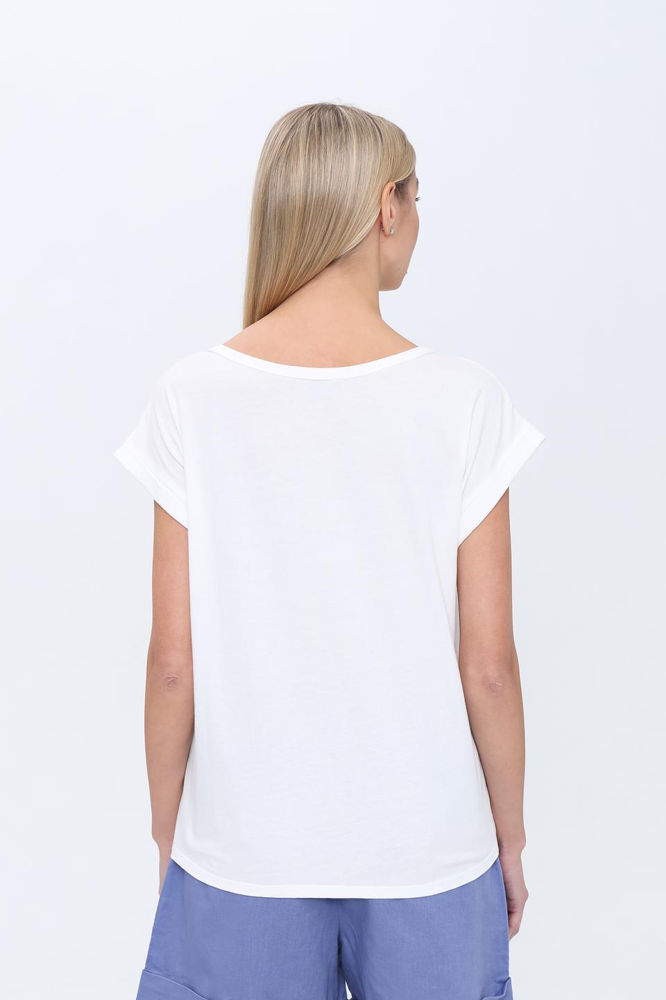 Футболка Pezzo с принтом белый