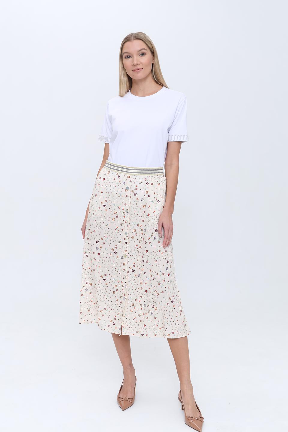 Юбка Pezzo с цветочным принтом