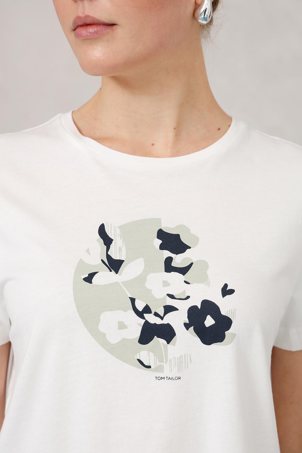 Футболка Tom Tailor с цветочным принтом