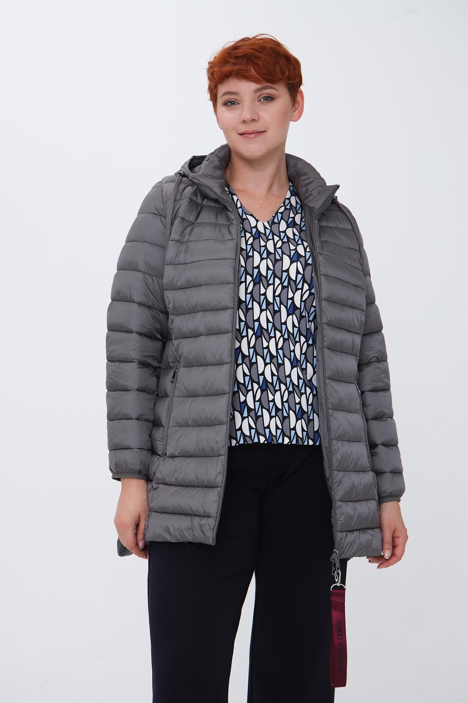 Куртка Lebek стеганая серая