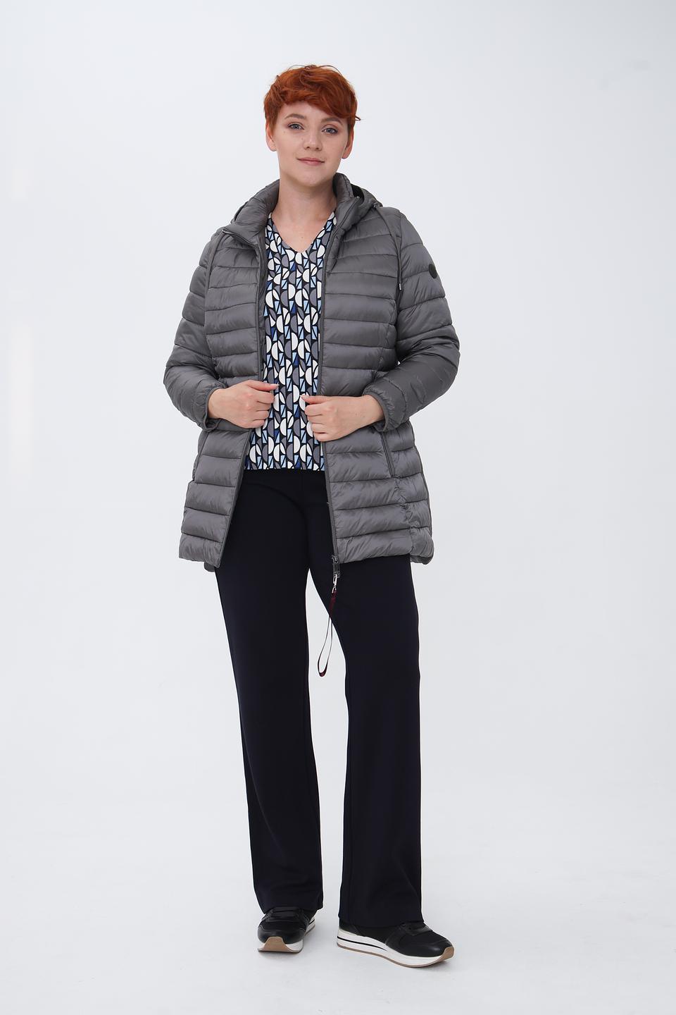 Куртка Lebek стеганая серая