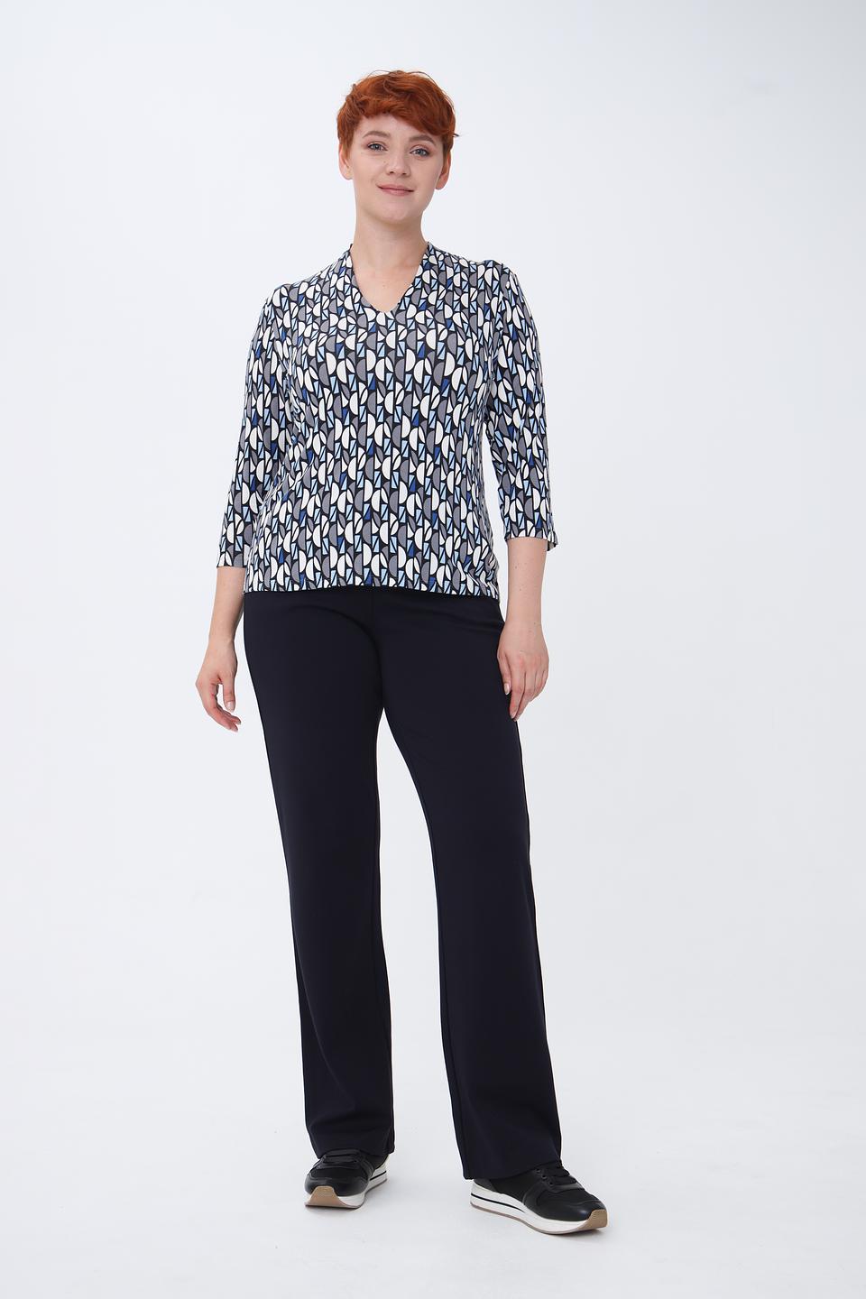 Блуза Lebek с геометрическим принтом