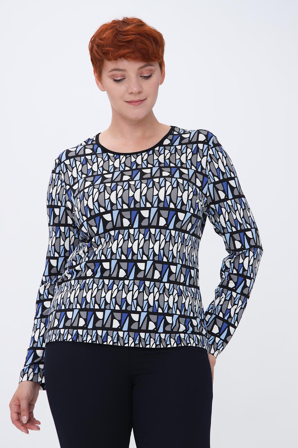 Блуза Lebek с геометрическим принтом