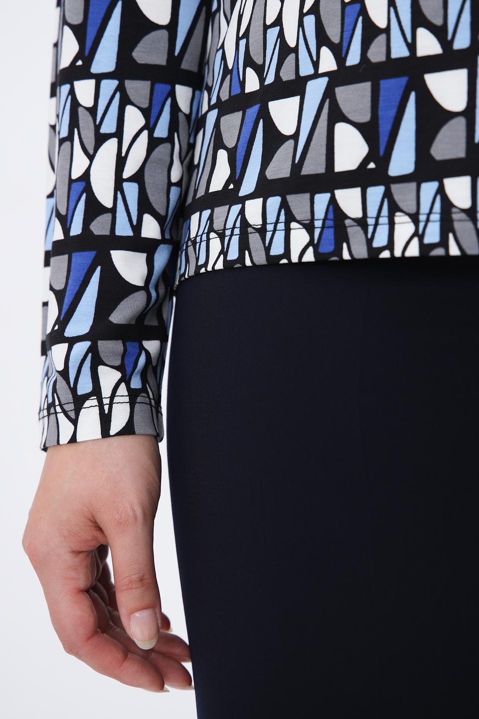 Блуза Lebek с геометрическим принтом