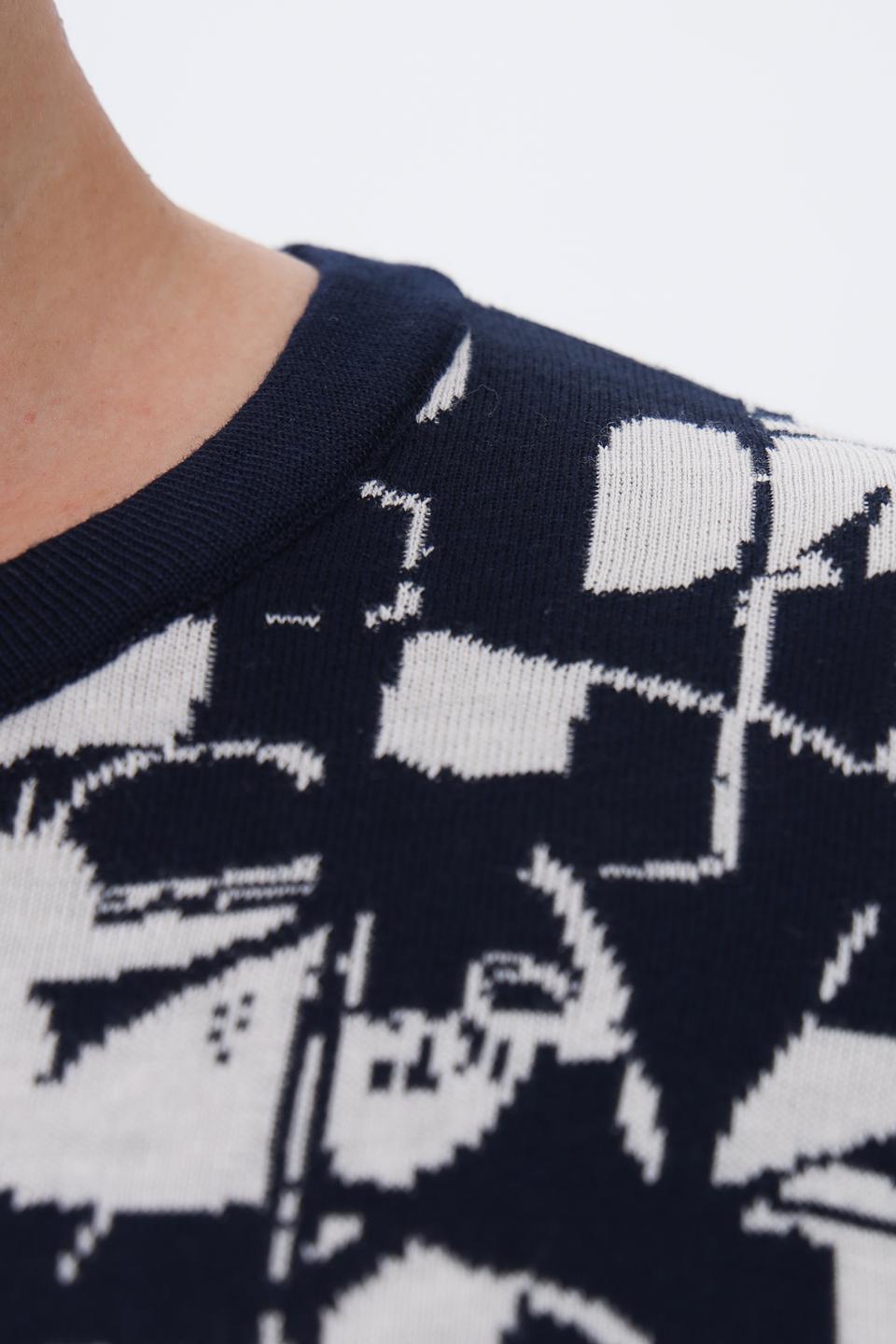 Пуловер Rabe collection в полоску