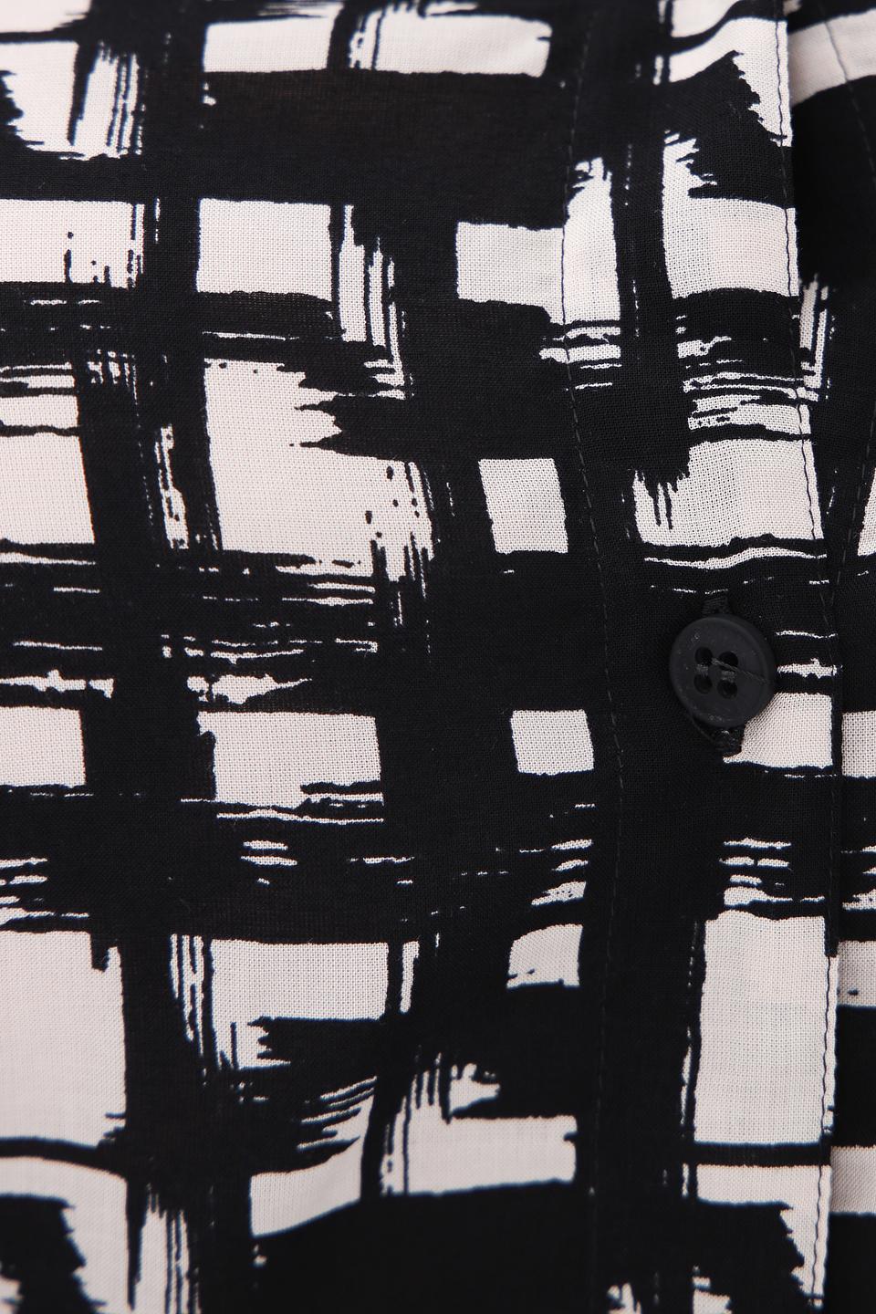 Рубашка Lecomte с геометрическим принтом