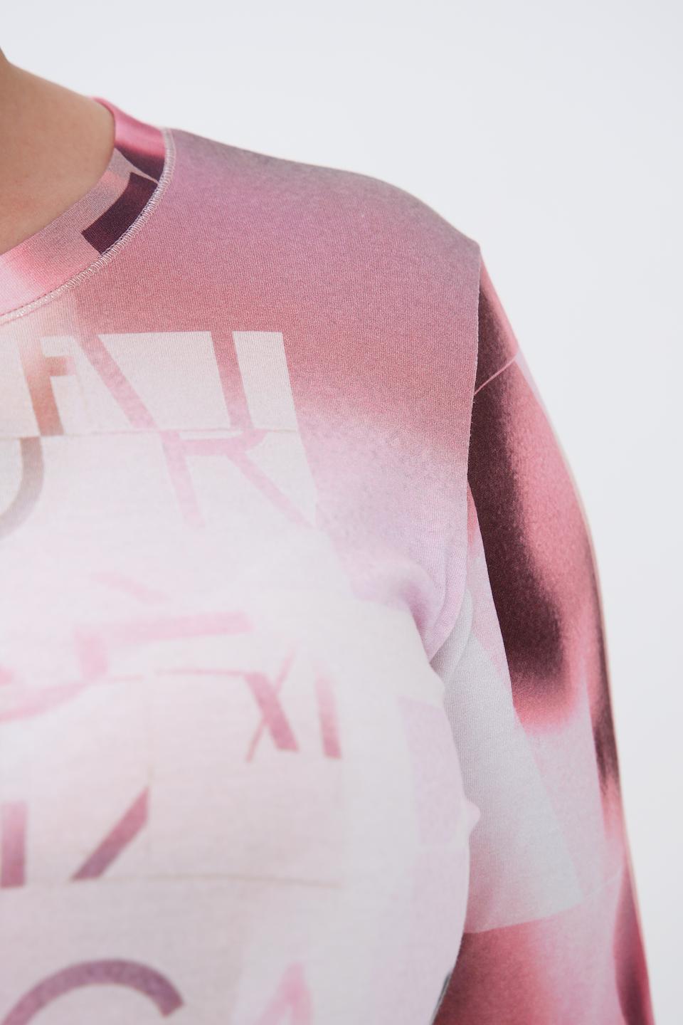 Лонгслив Lecomte с абстрактным принтом