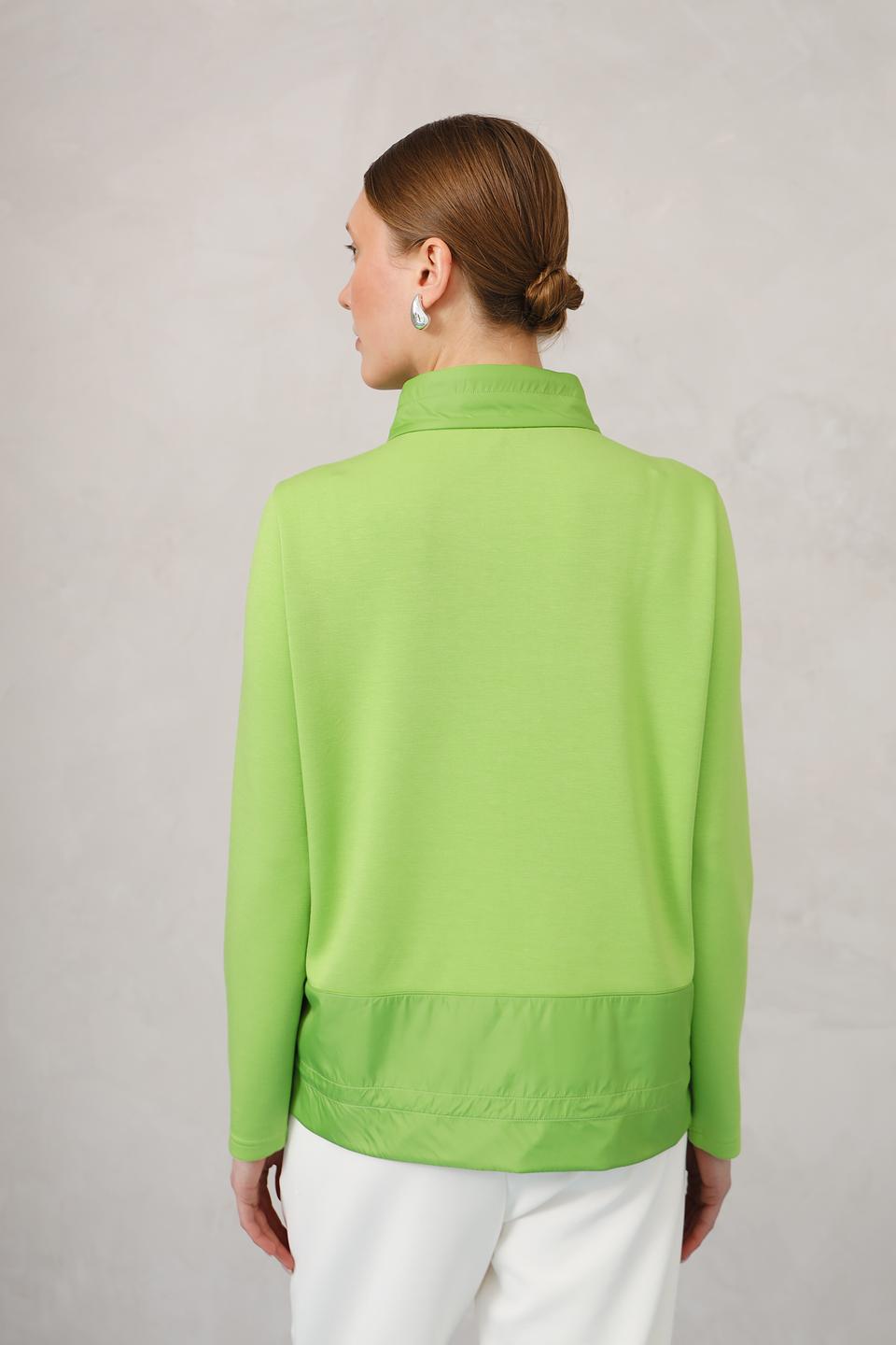 Толстовка Olsen лайм с молнией