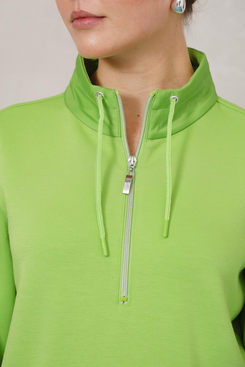 Толстовка Olsen лайм с молнией