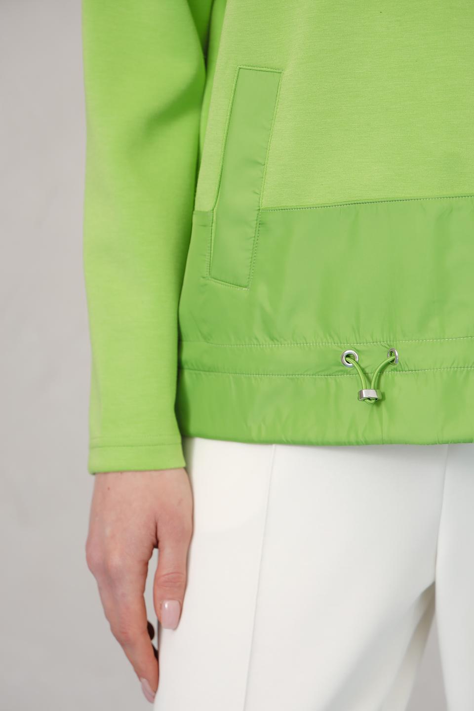 Толстовка Olsen лайм с молнией