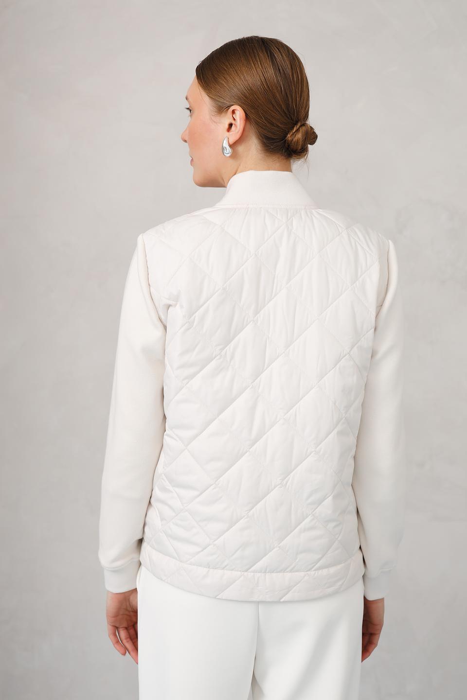 Жакет Olsen стеганый бежевый